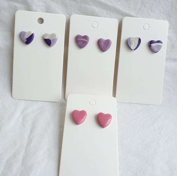 Hand Crafted Jewelry - 🛍Handmade Clay Earring Studs
